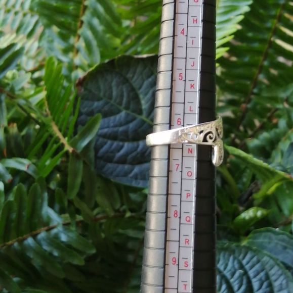 Y2K Sterling Silver Filigree Wrap Ring - Picture 4 of 10